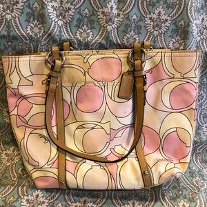 Coach Canvas Tote